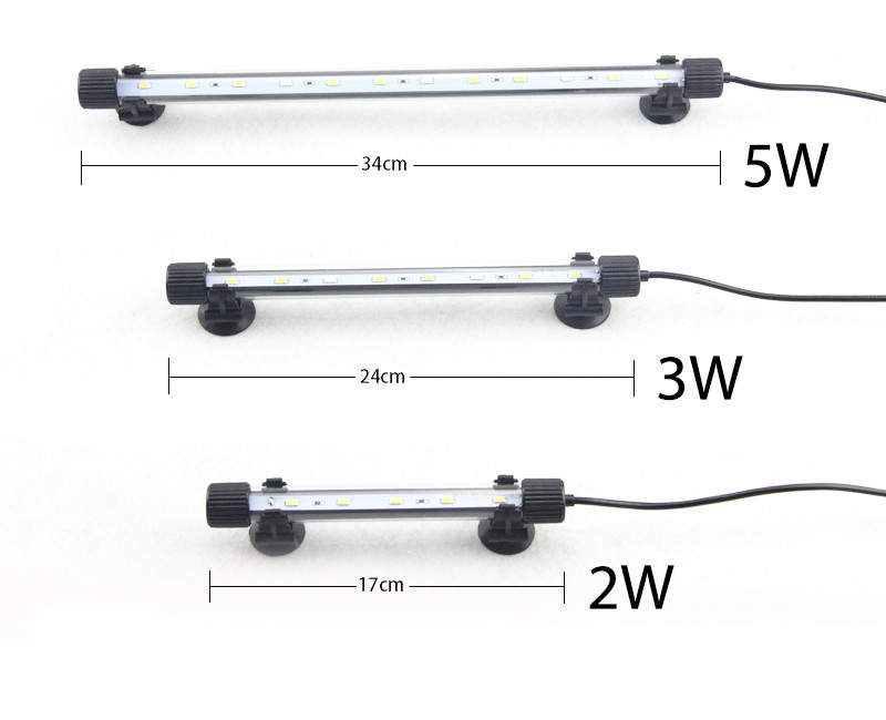 Lumină subacvatică cu led pentru acvariu, lampă pentru acvariu cu plante pentru rezervor de pește, lampă cu led submersibil pentru bară, lampă cu led pentru acvariu rezistentă la apă