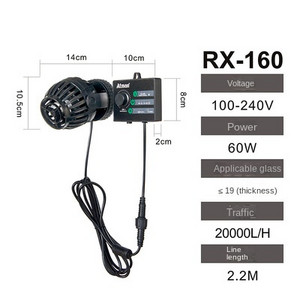 ATMANi kalamahuti akvaariumi lainepump korall RX-40 RX-80 RX-120 väikese voolupumba sukelpump reguleeritav sagedusmuundur