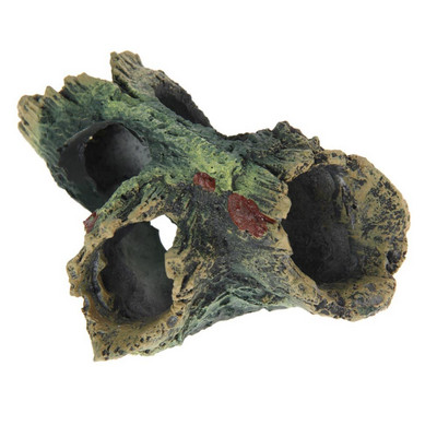 Διακόσμηση Dragon Resin Aquarium/Terrarium Aquarium Bridge Tree Boat Διακόσμηση κροκόδειλος Skull for Fish Tank Resin Στολίδι