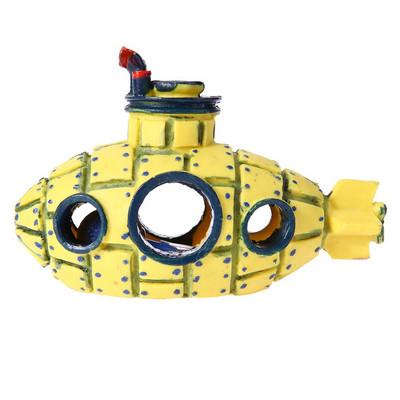 Διακόσμηση Dragon Resin Aquarium/Terrarium Aquarium Bridge Tree Boat Διακόσμηση κροκόδειλος Skull for Fish Tank Resin Στολίδι