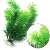 Acvariu artificial de 31 cm, plante subacvatice, rezervor de pește, flori submersibile, iarbă, ornament, decor verde, iarbă de apă, vizionare, decorare