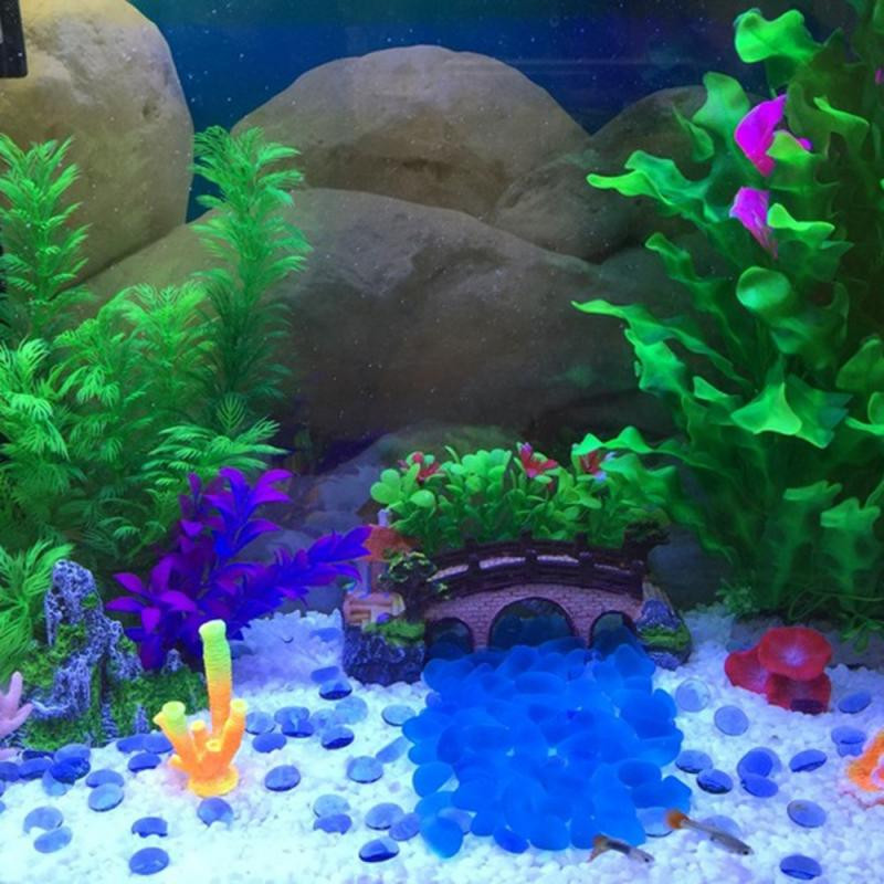 Acvariu artificial de 31 cm, plante subacvatice, rezervor de pește, flori submersibile, iarbă, ornament, decor verde, iarbă de apă, vizionare, decorare