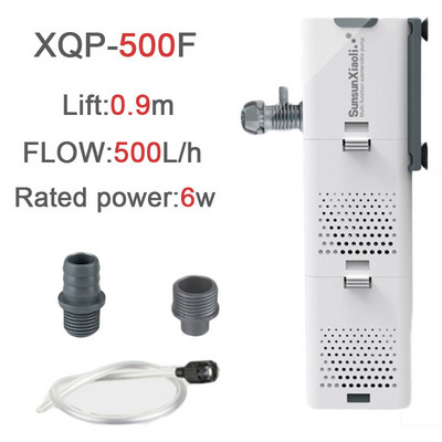 Αντλία φίλτρου ενυδρείου 4 σε 1 δεξαμενή ψαριών Υποβρύχια οξυγόνο αέρα εσωτερική αντλία αντλία αέρα ενυδρείου Κυματική αντλία ενυδρείου αντλία τροφοδοσίας