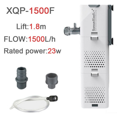 Αντλία φίλτρου ενυδρείου 4 σε 1 δεξαμενή ψαριών Υποβρύχια οξυγόνο αέρα εσωτερική αντλία αντλία αέρα ενυδρείου Κυματική αντλία ενυδρείου αντλία τροφοδοσίας