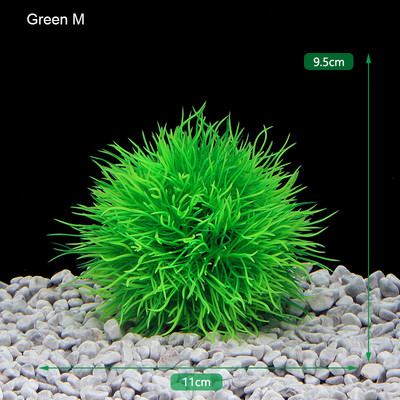 Akvaariumitaimed Kunstlik plastikust veetaimed Akvaariumi kaunistus Vesi, muru pallitaimed Akvaariumi kaunistustarvikud