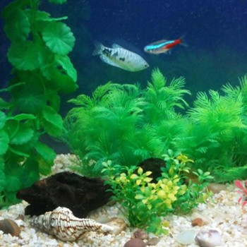 Гореща разпродажба изкуствено подводно растение аквариум цвете трева декор орнамент зелена водна трева аквариумни декорации