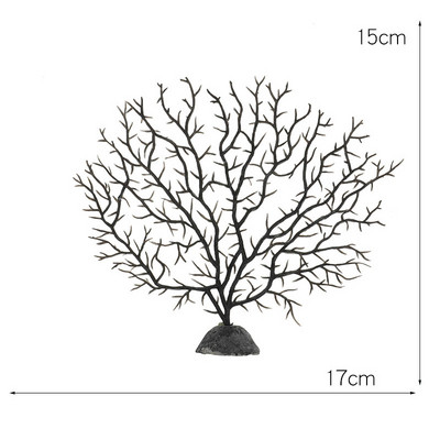 Διακόσμηση δεξαμενής ψαριών τεχνητό φυτό κοραλλιών Ενυδρείο Coral Tree Aquatic Plant Rein Reef Rock Lancaping Στολίδι Υποβρύχιο Στολίδι