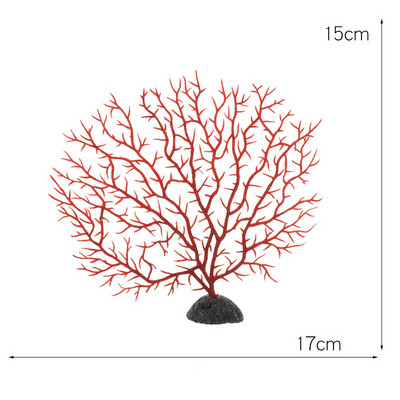Διακόσμηση δεξαμενής ψαριών τεχνητό φυτό κοραλλιών Ενυδρείο Coral Tree Aquatic Plant Rein Reef Rock Lancaping Στολίδι Υποβρύχιο Στολίδι