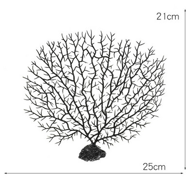 Διακόσμηση δεξαμενής ψαριών τεχνητό φυτό κοραλλιών Ενυδρείο Coral Tree Aquatic Plant Rein Reef Rock Lancaping Στολίδι Υποβρύχιο Στολίδι