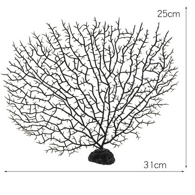 Διακόσμηση δεξαμενής ψαριών τεχνητό φυτό κοραλλιών Ενυδρείο Coral Tree Aquatic Plant Rein Reef Rock Lancaping Στολίδι Υποβρύχιο Στολίδι