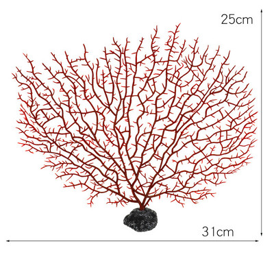 Διακόσμηση δεξαμενής ψαριών τεχνητό φυτό κοραλλιών Ενυδρείο Coral Tree Aquatic Plant Rein Reef Rock Lancaping Στολίδι Υποβρύχιο Στολίδι