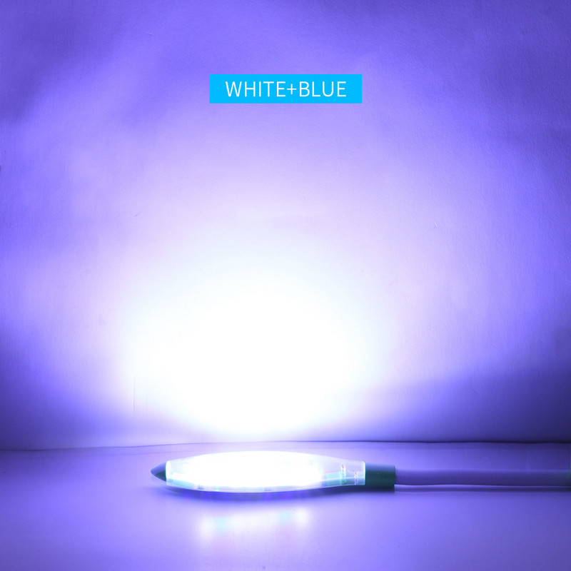 LED zivju tvertņu akvārija klipu gaisma USB ūdens apgaismojuma izcelšana LED zivju tvertņu gaisma Daudzkrāsu akvārija gaisma