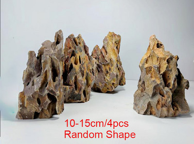 Φυσική πέτρα Τρύπα ανάπαυσης ψαριών Στολίδι Δεξαμενή ψαριών Τοπίο ενυδρείου Διακοσμητικό σπιτάκι αναψυχής ψαριών Διακοσμητικά μάρμαρα Φόντο