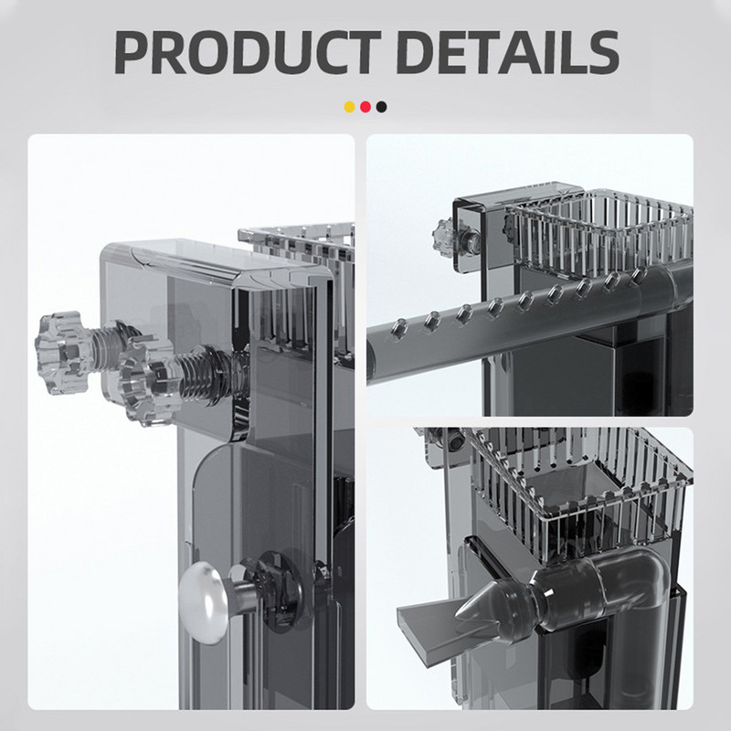 Skimmer Fish Tank Film Aquarium Oil Protein Pump Εργαλείο αφαίρεσης Εσωτερικά μίνι αξεσουάρ Φιλτράρισμα αέρα Φίλτρο επιφάνειας αερισμού