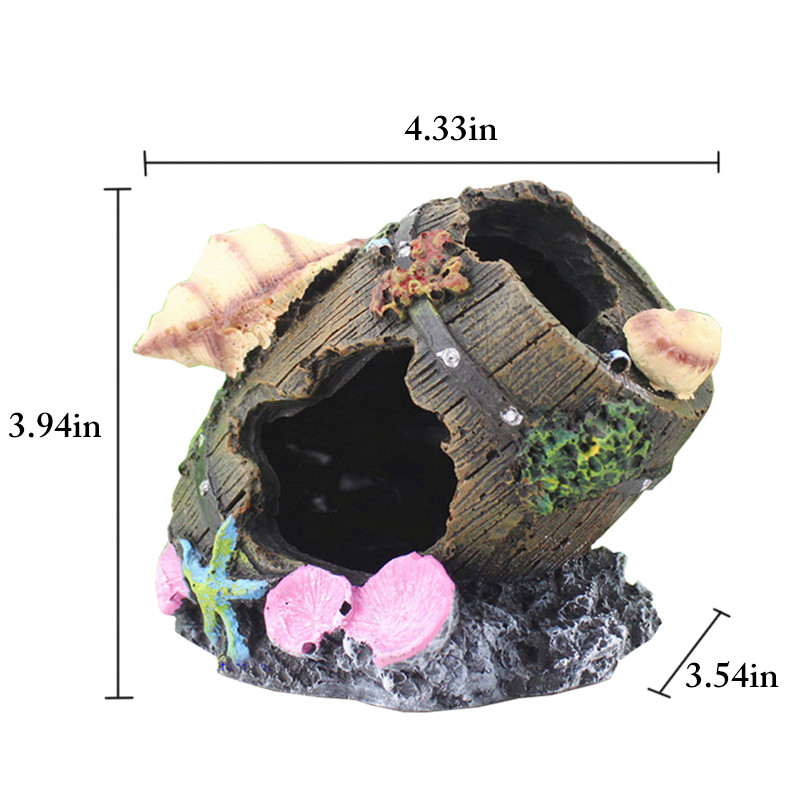 Accesorii pentru echipamente pentru acvariu, sticlă, rezervor de pește, decorare pentru amenajare a teritoriului, meșteșuguri din rășină, butoaie antice artificiale, decor de amenajare a teritoriului