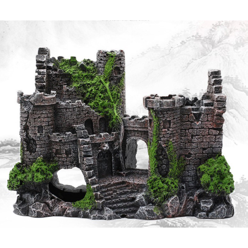 Accesorii pentru echipamente pentru acvariu, sticlă, rezervor de pește, decorare pentru amenajare a teritoriului, meșteșuguri din rășină, butoaie antice artificiale, decor de amenajare a teritoriului