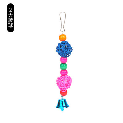 Žvakaće papige. Drvena ptica. Ugriz papagaja. Molarne igračke. Lopta od ratana. Dropship 3 narudžbe