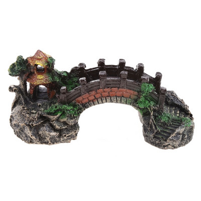 Noua decorare acvariu rezervor de pesti pod peisaj ornamente pavilion copac rasina