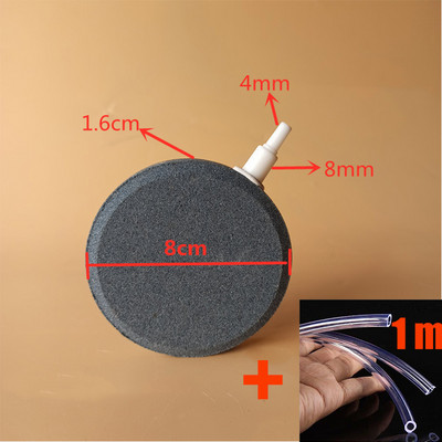 JAUNS 40/60/80 mm burbuļakmens aerators akvārija zivju tvertņu sūknim Hidroponiskā skābekļa plāksnes mini gaisa sūkņa piederumi