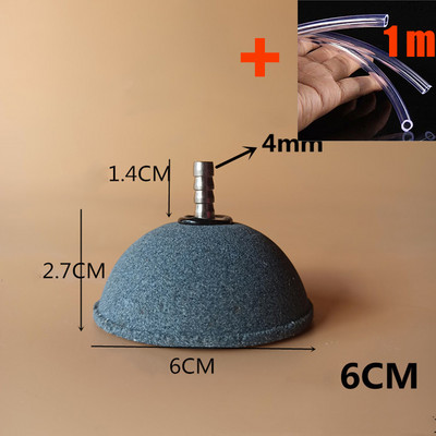 JAUNS 40/60/80 mm burbuļakmens aerators akvārija zivju tvertņu sūknim Hidroponiskā skābekļa plāksnes mini gaisa sūkņa piederumi
