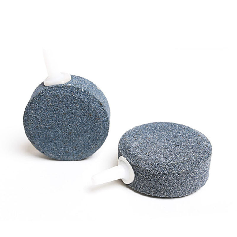 JAUNS 40/60/80 mm burbuļakmens aerators akvārija zivju tvertņu sūknim Hidroponiskā skābekļa plāksnes mini gaisa sūkņa piederumi