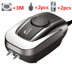 Resun 2W 4W 8W AIR-1000 AIR-2000 AIR-3000 AIR-4000 AIR-8000 akvārija gaisa sūknis zivju tvertnes palielināšanai skābekļa sūknis