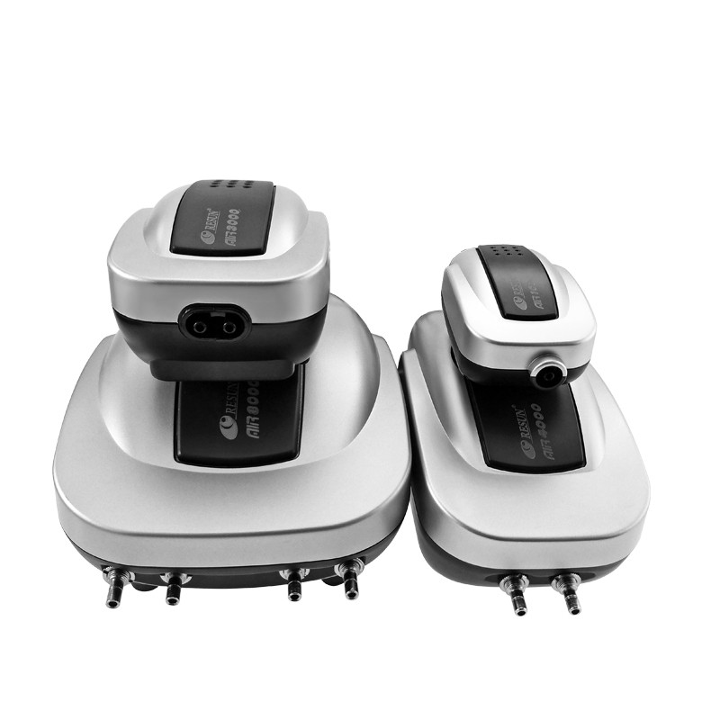 Resun 2W 4W 8W AIR-1000 AIR-2000 AIR-3000 AIR-4000 AIR-8000 akvārija gaisa sūknis zivju tvertnes palielināšanai skābekļa sūknis