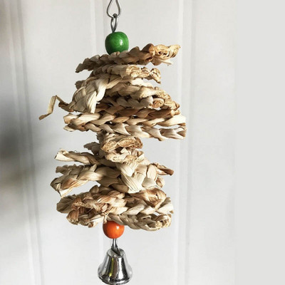 1 buc. minge de ratan, consumabile pentru papagali amuzanți, jucării interactive, accesorii pentru păsări, jucărie de mușcătură din lemn, molari de papagal calopsid