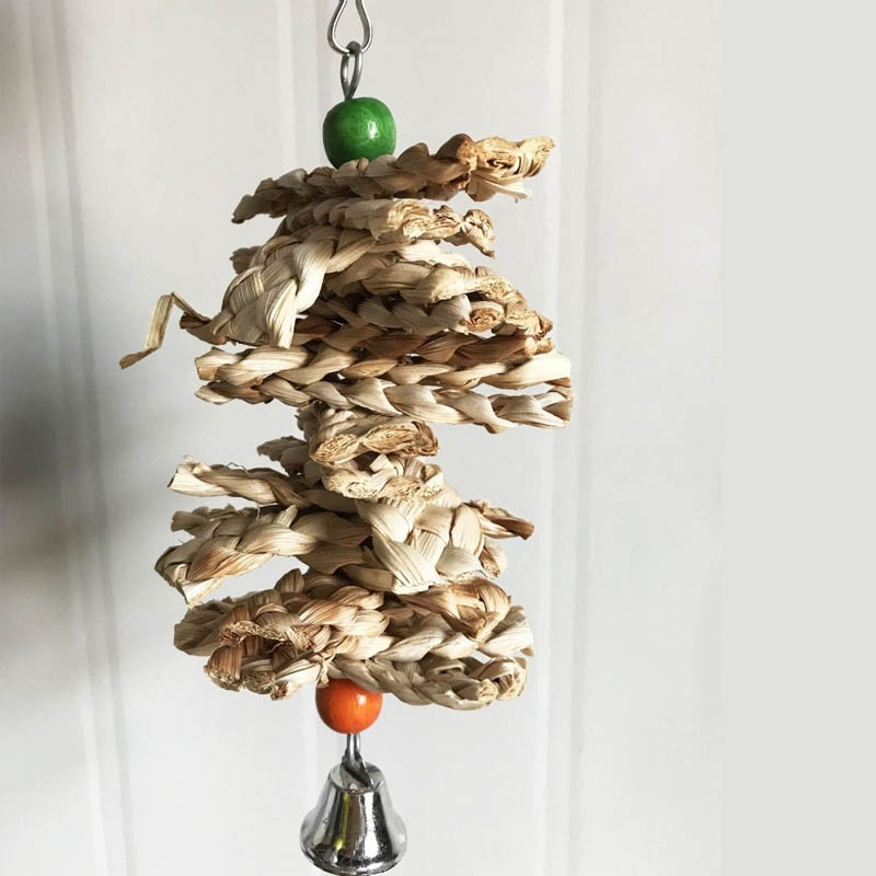 1 buc. minge de ratan, consumabile pentru papagali amuzanți, jucării interactive, accesorii pentru păsări, jucărie de mușcătură din lemn, molari de papagal calopsid