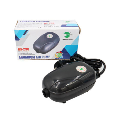 Akvārija gaisa sūknis zivju tvertnes mini kompresors, viena dubultā izeja ar pretvārsta cauruli, ūdens piederumi 220V 3W 5W