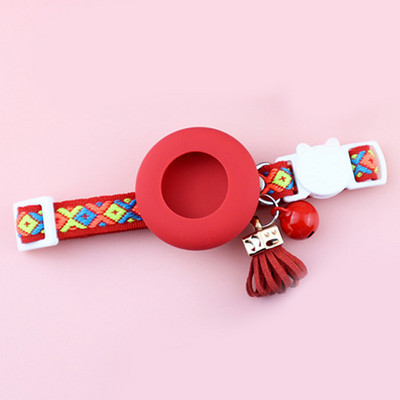 Armas lemmiklooma kaelarihm ilma õhumärgiseta etniliselt mugav silikoonist õhumärgise ümbrise kate Kaitsev varrukas koera kassi kellukaelarihm