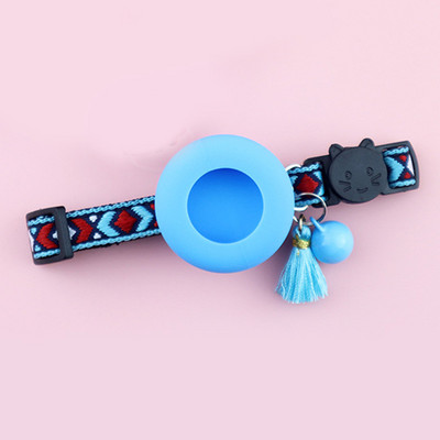 Armas lemmiklooma kaelarihm ilma õhumärgiseta etniliselt mugav silikoonist õhumärgise ümbrise kate Kaitsev varrukas koera kassi kellukaelarihm