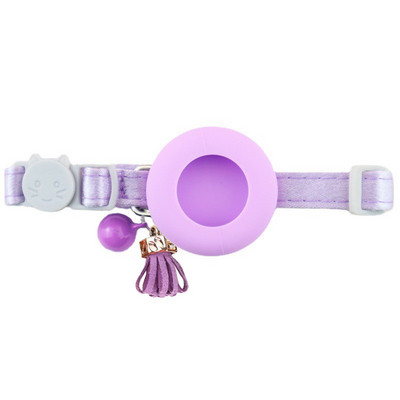 Armas lemmiklooma kaelarihm ilma õhumärgiseta etniliselt mugav silikoonist õhumärgise ümbrise kate Kaitsev varrukas koera kassi kellukaelarihm