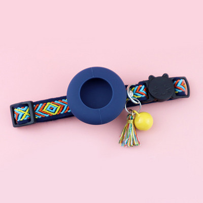 Armas lemmiklooma kaelarihm ilma õhumärgiseta etniliselt mugav silikoonist õhumärgise ümbrise kate Kaitsev varrukas koera kassi kellukaelarihm