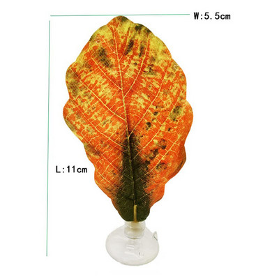 Uus akvaarium, tehisleht Betta kalapuhkus, kudemine dekoratiivtaim Betta kalamäng, lõdvestu, varjatud lehtede võrkkiik 1 komplekt