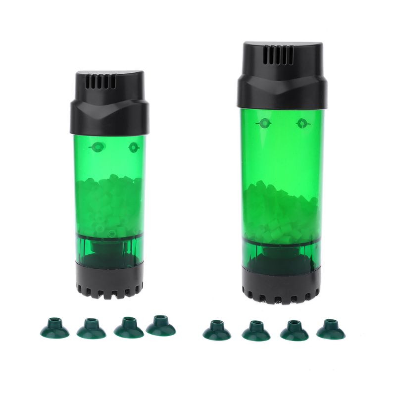 Acvariu Filtru Fluidizat Pat Mobil Filtru Bubble Bio Media Filtru Rezervor De Pește Burete Cu Ventuză