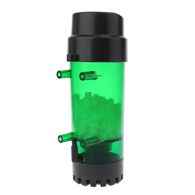 Acvariu Filtru Fluidizat Pat Mobil Filtru Bubble Bio Media Filtru Rezervor De Pește Burete Cu Ventuză