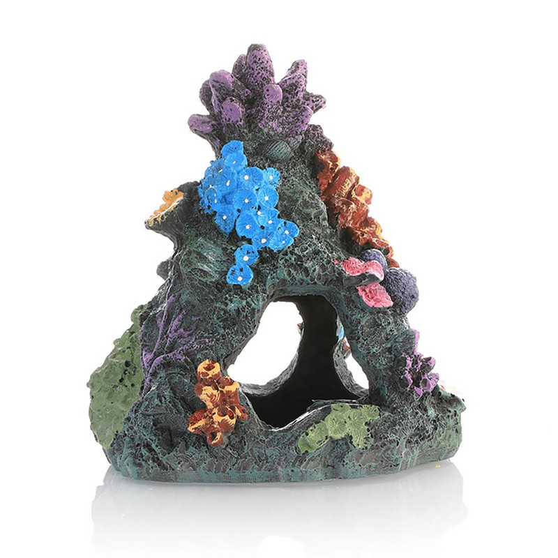 Riba od smole, škampi, simulacija zaklona u špilji, koraljnog grebena, umjetni ukrasi za uređenje akvarija