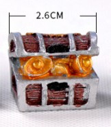 1 buc Decorare Acvariu Cutie de comori Mini Ornament de peisaj de acvariu Accesorii de decorare pentru fundul Mării Mediterane Vărsător