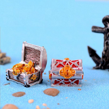 1τμχ Διακόσμηση Ενυδρείου Θησαυρός Κουτί Μίνι Ενυδρείο Τοπίο Στολίδι Μεσόγειος Θάλασσα Διακόσμηση Βυθού Αξεσουάρ Aquarius