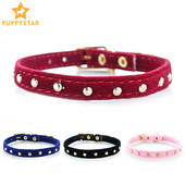 Guler solid pentru pisici cu clopoțel de siguranță pentru pisici zgarda pentru pisici reglabil pentru cățeluș pentru câini de talie mică, pisici, zgarda pentru animale de companie, consumabile YS0031