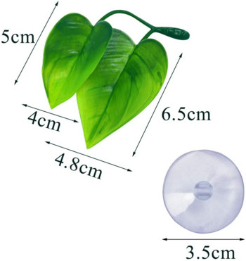Διακόσμηση ενυδρείου κρεβατιού ανάπαυσης 4 Pack Betta Fish Leaf Hammock που προσομοιώνει το φυσικό βιότοπο για αναπαραγωγή Betta αναπαραγωγής
