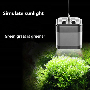 220V SUNSUN Fish Tank LED Лампа за водни растения с пълен спектър Професионална пейзажна висяща лампа надолу Лампа за аквариум за трева Лампа с щипка