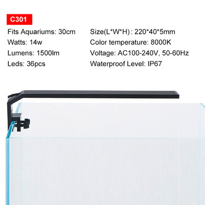 Chihiros C Series Svjetlo punog spektra Stolno Mini Tank Led Lampa za Akvarij Vodena Trava Izuzetan i kompaktan