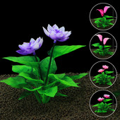 Προσομοίωση Water Grass Τεχνητό Λουλούδι Lotus Ενυδρείο Τοπίο Διακόσμηση Υποβρύχιο γρασίδι Στολίδι Φυτό Διακόσμηση δεξαμενής ψαριών