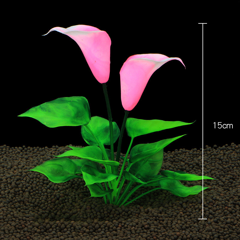 Προσομοίωση Water Grass Τεχνητό Λουλούδι Lotus Ενυδρείο Τοπίο Διακόσμηση Υποβρύχιο γρασίδι Στολίδι Φυτό Διακόσμηση δεξαμενής ψαριών