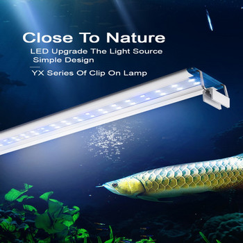 Φωτισμός LED Ενυδρείου Super Slim Light Bar με επεκτάσιμη αδιάβροχη 3 τρόπων λάμπα Aquatic Plant Landscape Lighting Clip