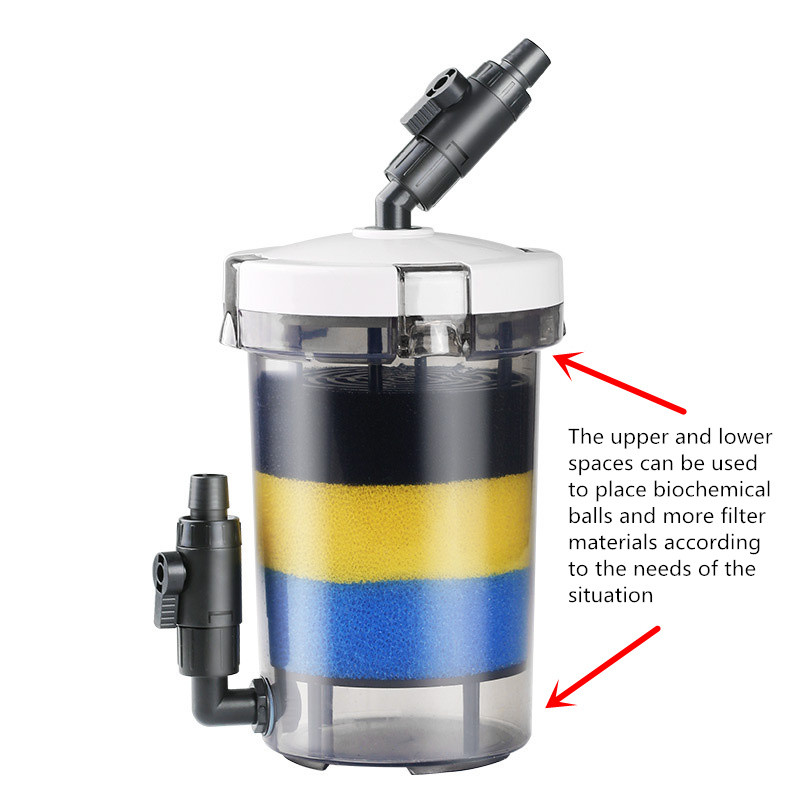 Mini acvariu filtru extern butoi rezervor țestoasă filtru rezervor de pește găleată pre-filtru rezervor de iarbă de acvariu găleată transparentă