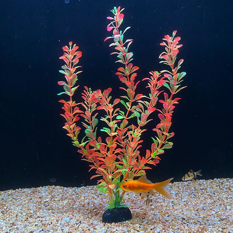 Noi plante artificiale subacvatice pentru acvariu decor pentru rezervor de pește, verde, violet, iarbă de apă, decorațiuni pentru vizionare, decorare pentru acvariu