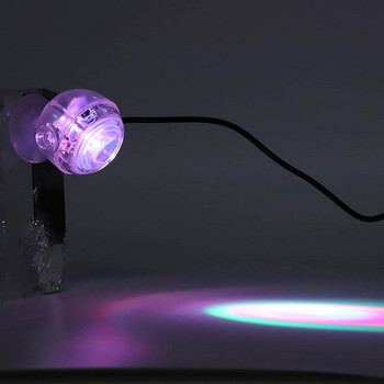 LED светлина за аквариум, цветна градиентна водоустойчива потопяема нощна прожекторна лампа Аксесоар за сладководни аквариуми с морска вода 100-240 V